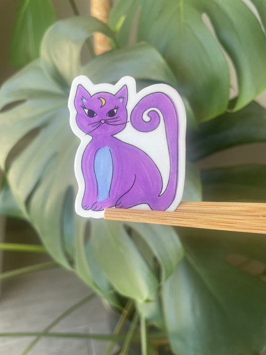 Lucky Wise Cat sticker